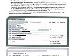 Formularz A1 dotyczący delegacji pracownika, karta EKUZ