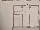 Do wynajęcia nowe 3 pokoje 59 m² duży balkon | Mokotów - zdjęcie 1