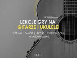 Lekcje gry na Gitarze i Ukulele | Уроки игры на Гитаре и Укулеле