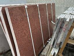 Гранітна плитка, смуги, сляби. Експорт до Польщі