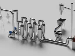 Linia do granulacji Pellet Granulator peletu OGM 1,5 mocny Suszenie aerodynamiczne