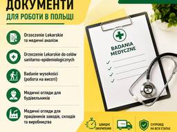 Медкнижка • Sanepid • Orzeczenie Lekarskie