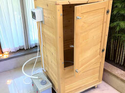 Mini sauna, sauna beczkowa, beczka ziołowa dla jednej osoby, sauna domowa