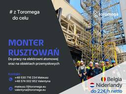 Monter rusztowań