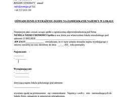 Adres poświadczony notarialnie do wynajmu okazjonalnego/ NAJEM OKAZJONALNY/wynajem okazjonalny