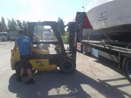 Перегрузка катеров и моторных яхт