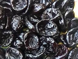 Plums are dried in a special dryer Variety Hungarian (Balloncha)