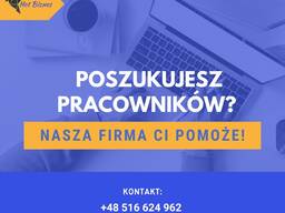Poszukujesz pracowników? Nasza firma Ci pomoże!
