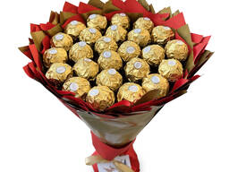 Prezent na 25 Rocznicę Ślubu, Urodziny, Imeniny. Bukiet ze słodyczy Ferrero Rocher