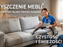 Profesjonalne pranie tapicerki meblowej oraz sprzątanie mieszkań.