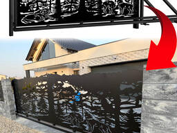 Projektowanie DXF SVG Bramy przesuwne - ogrodzenie , CNC -LASER , PLAZMA