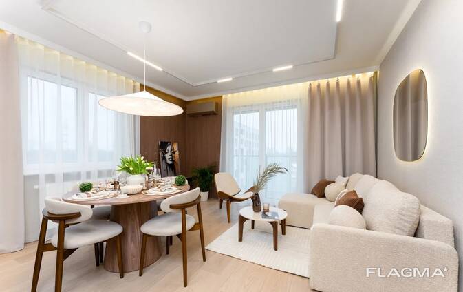 Просторная 3-х комнатная квартира с премиальным ремонтом