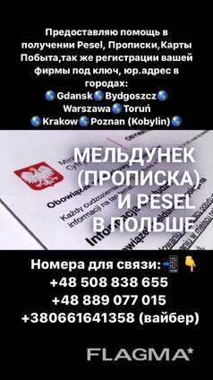 Замена прав/ прописка/ песель / перевод / переклад/ pesel