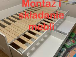 SKŁADANIE MEBLI IKEA, AGATA itd. Montaź, Skręcenie szafy, komody, biurka