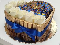 Słodkie serce ze słodyczami