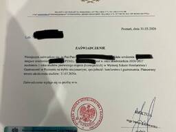 Статус студента в Польше / Справка студента / Legitymacja