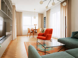 Стильная 3-комнатная квартира 75 м² терраса 10 м², Мокотув