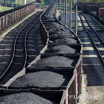 Уголь Казахстан в порту Рига из наличия. Węgiel kamienny, miał.