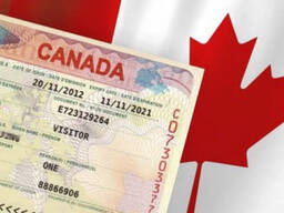 Вклейка визы в Канаду и Британию