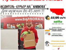 Водитель курьер на BARBORA