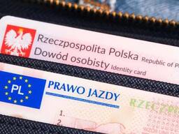 Замена водительского удостоверения, Meldunek\прописка Legionowo, PESEL