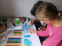 Заняття з малюнку для діток та діток з особливими потребами від 5 років.