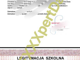 Довідка студента/легітимація